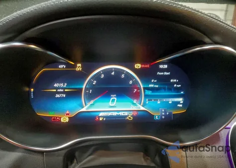 2021 Mercedes-Benz C 43 Amg z USA, uszkodzony, nr VIN W1KWK6EB2MG077652